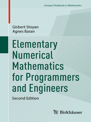 cover image of Elementary Numerical Mathematics for Programmers and Engineers
